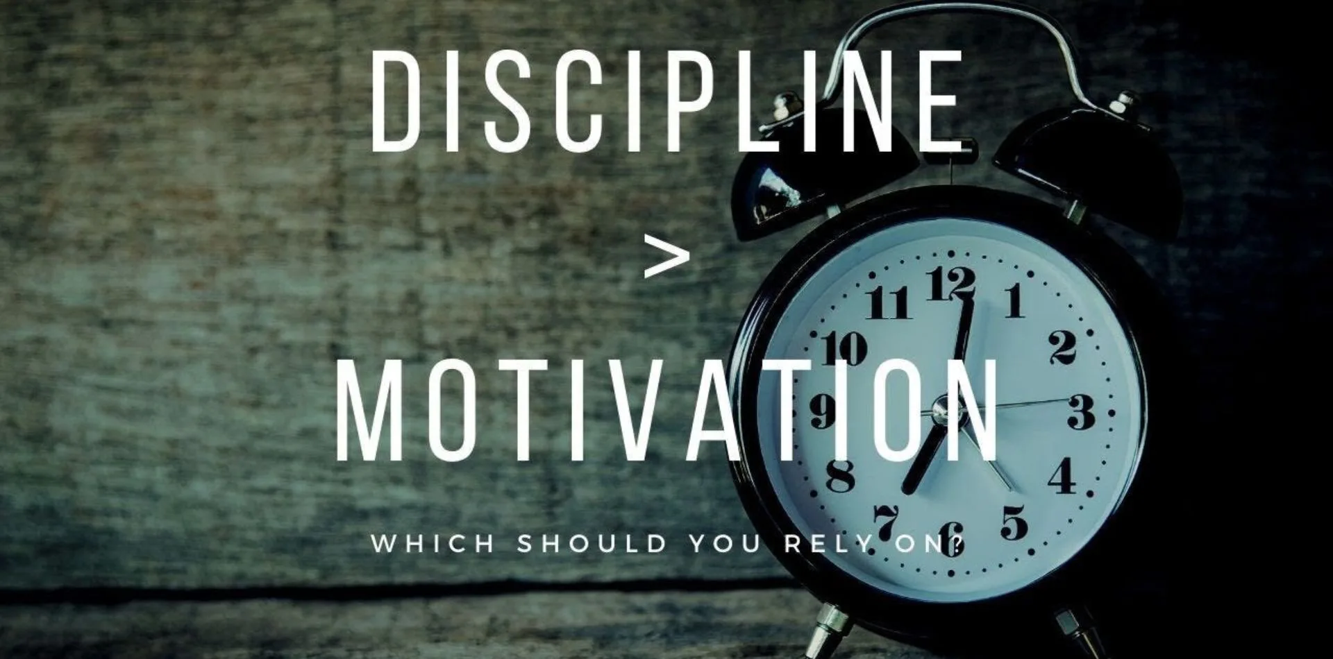Discipline vs Motivation The Secret to Success